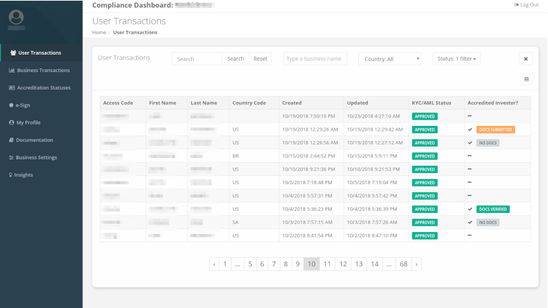 KYC/AML Compliance Platform